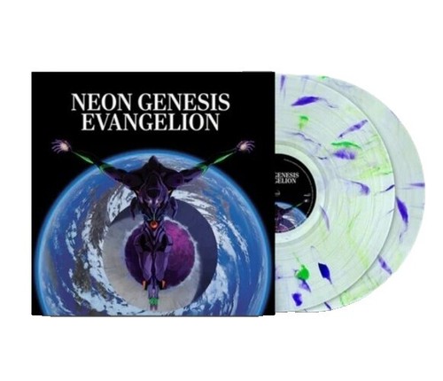 Evangelion Finally Vinyl Soundtrack 2 LP Green & Purple Neon