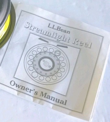 LL Bean Fly Fishing Reel 7/8 Streamlight With String & Original