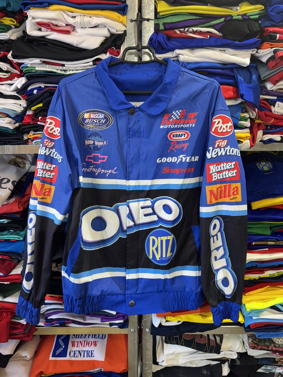 NASCAR Oreo Chevrolet Racing Bomber Jacket Size Small | eBay