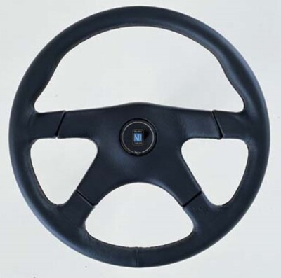 Nardi Gara 4/4 Black Leather Center Pad Steering Wheel | Genuine OEM