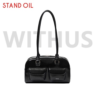 STAND OIL Chubby bag Black Women's Shoulder Bag - Tracking_ | eBay