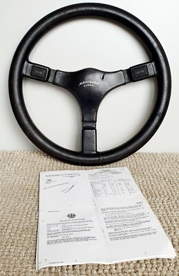 ITALVOLANTI Formel Indianapolis PORSCHE leather steering wheel