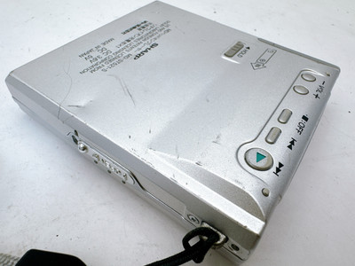Sharp MD-ST521 MiniDisc Player Silver Tested Working Japan MD