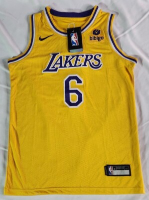 Los Angeles Lakers LeBron James Nike Swingman Jersey #6 Yth Med