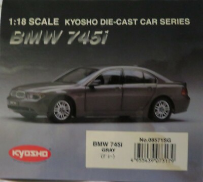 BMW 745i 1/18 Kyosho - Dark Gray - New | eBay