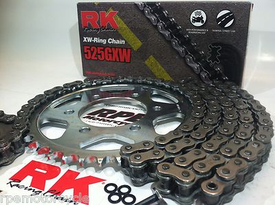 2021-2024 KAWASAKI ZX10R ZX-10 ZX10 RK 525 GXW SILVER CHAIN AND