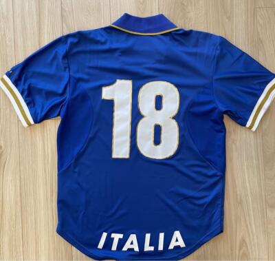 Vintage Baggio Italy 1996 Home Size M Nike Soccer Jersey Official