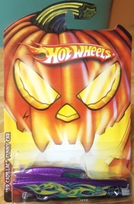 Hot Wheels '59 Cadillac Funny Car Halloween Fright Cars Opens 1:64