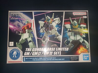 HG 1/144 THE GUNDAM BASE LIMITED GM/GM II/GM III SET | eBay