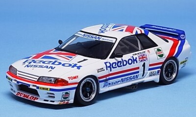 HPI 1/43 Reebok Nissan Skyline R32 GT-R 1990 #1 JTC Suzuka Racing
