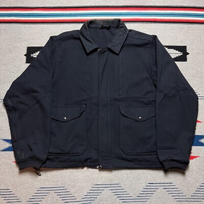 Vintage 90s Filson Style 93 Wool Mackinaw Zip Up Jacket Mens Size