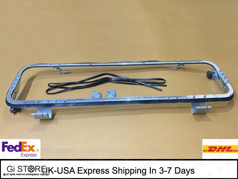 Willys Jeep CJ3A CJ3B M38 Overland Ventilating Windshield Kit For