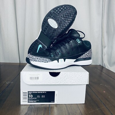 Nike Roger Federer Air Jordan Zoom Vapor RF x AJ3 Tennis Shoe 10