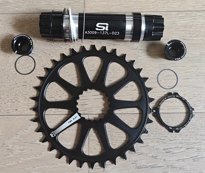 cannondale hollowgram sisl2 175mm anode green crank crankset arms