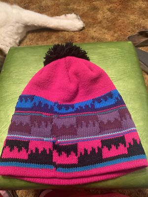 Vtg Patagonia ? Hat 90s Retro Winter Cap USA Warm Thick Pom | eBay
