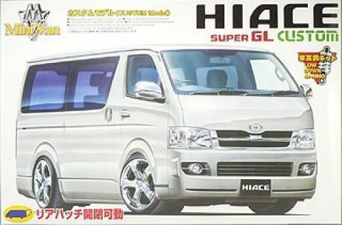 Rare kit Aoshima 1/24 200 Series Toyota Hiace Super GL Custom from