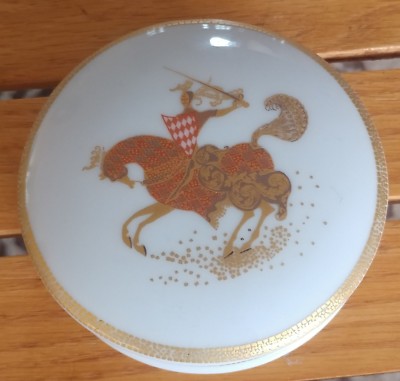 Le Prince De Monaco Manufacture De Monaco Porcelaine Trinket Box