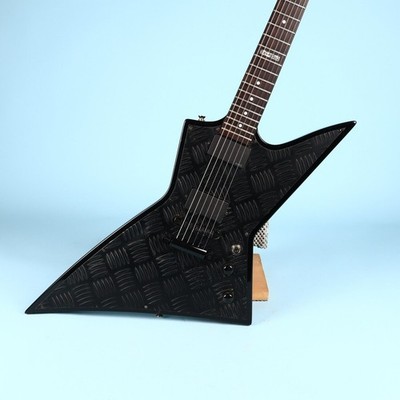 2006 LTD ESP Diamond Plate Black EX-400 BD Electric Guitar | eBay