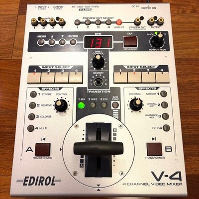 Roland Edirol V-4 4 Channel Video Mixer Switcher Operation