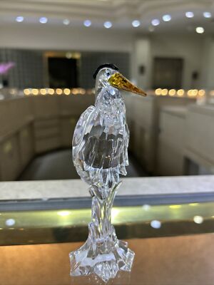 NEW Swarovski Silver Heron 221627 With Box | eBay
