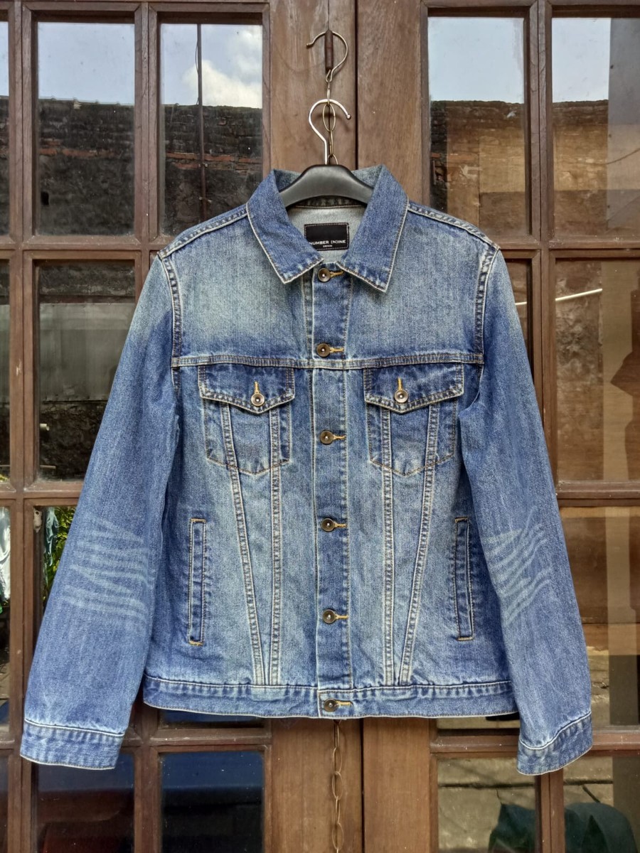 Number Nine Takahiro Miyashita x Shiffon co Ltd Denim Jacket Mens