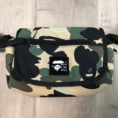 KAWS × BAPE camo bendy shoulder bag a bathing ape NIGO | eBay