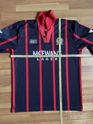 BLACKBURN ROVERS 1992 1994 AWAY FOOTBALL SHIRT SOCCER JERSEY ASICS