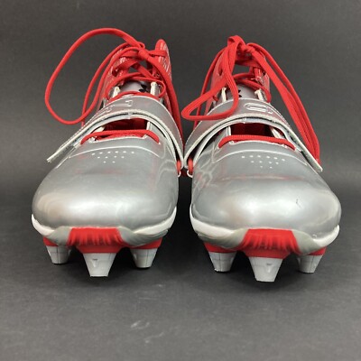 Under Armour-Men's Sz 11.5-C1N Cam Newton-Silver/Crimson Red