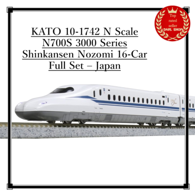 KATO 10-1742 N Scale N700S 3000 Series Shinkansen Nozomi 16-Car