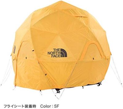 THE NORTH FACE Geodome 4 Tent OVAL INTENTION NV21800 Saffron