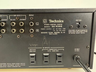 Technics SU - 9200 Stereo Control Center - Stereo Amplifier | eBay