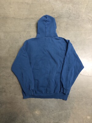 Vintage 90's Russell Athletic Henley Hoodie Men's 2XL Made In USA