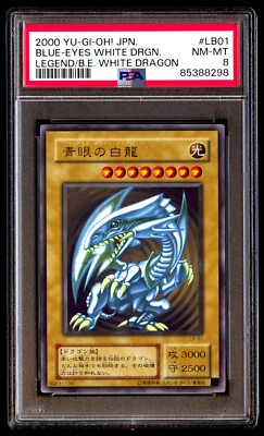 PSA 8 Blue-Eyes White Dragon LB-01 Legend of Blue Eyes White