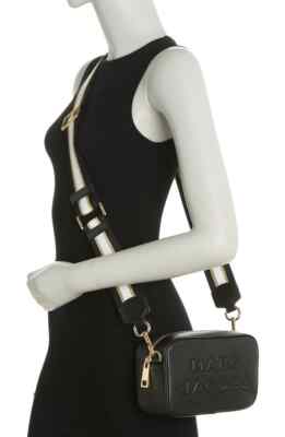 Marc Jacobs Flash Leather Camera Crossbody Bag Pouch ~NWT~ Black