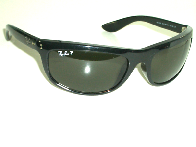 RAY-BAN RB4089 601/58 3P GLOSSY BLACK POLARIZED CRYSTAL BALORAMA