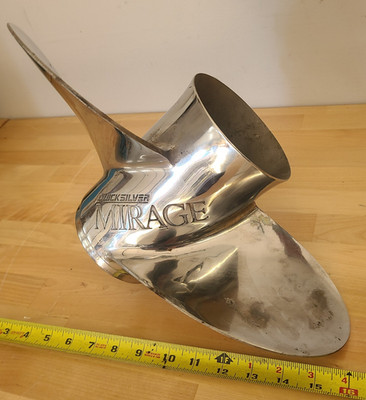 Mercury Mirage Quicksilver 48-18278-A41-17P Propeller, Outboard RH