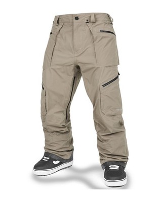 Volcom Guch Stretch Gore Men's Snow Pants, Chestnut Brown, X-Large