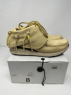 VISVIM FBT Red Deer Leather L.T Yellow SIZE 8 Brand New With Box
