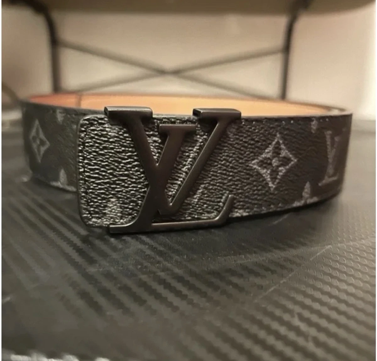Louis Vuitton Black Belts for Men for sale | eBay