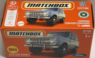 Matchbox 1970 Ford Bronco Blue 2024 new | eBay