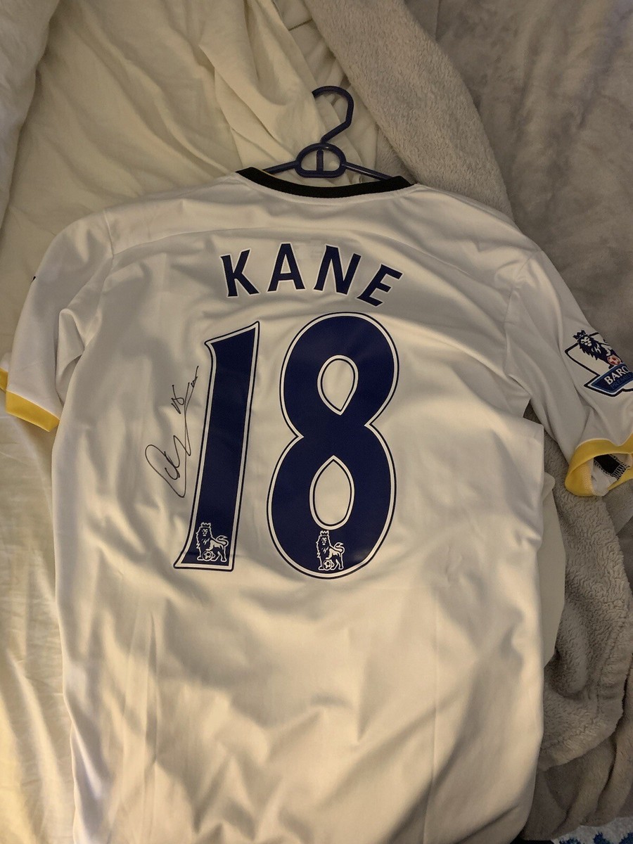 Signed Harry Kane Jersey *Rare* Tottenham Rookie Year #18 w/ COA