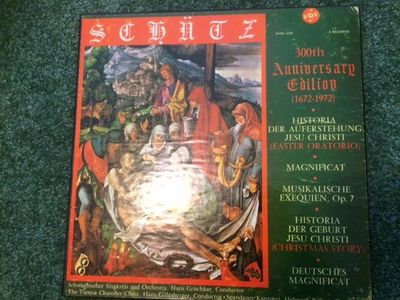 Schutz 300th - HIstorias Magnificats VOX SVBX 5101 3 LP set 1972