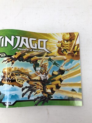 LEGO Ninjago The Golden Dragon (70503) Instruction Manual Book