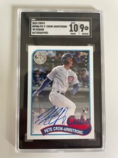 2024 Topps Series 1 - 1989 Topps Baseball Autographs Pete Crow