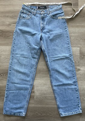 Vintage Levi's Silver Tab Loose Baggy Tapered Jeans Size 9 Jr 90s