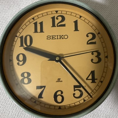 Seiko Quartz Wall Clock Made in Japan Vintage | eBay