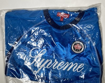 Supreme Jacquard Soccer Jersey- Blue - Size XL 💙Trusted Seller