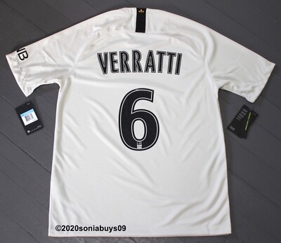 Nike VERRATTI Paris St. Germain Away Soccer Jersey, 919011-073