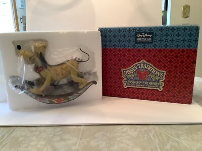 Jim Shore Faithful Friend Pluto Dog Rocking Horse Enesco Walt