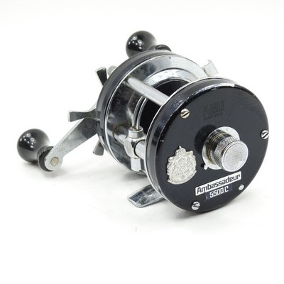 Abu Garcia Ambassadeur 5500C Fishing Reel. Black. Made in Sweden